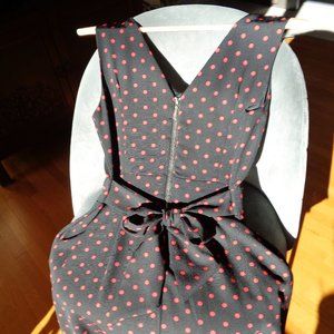 Retro black and red dress